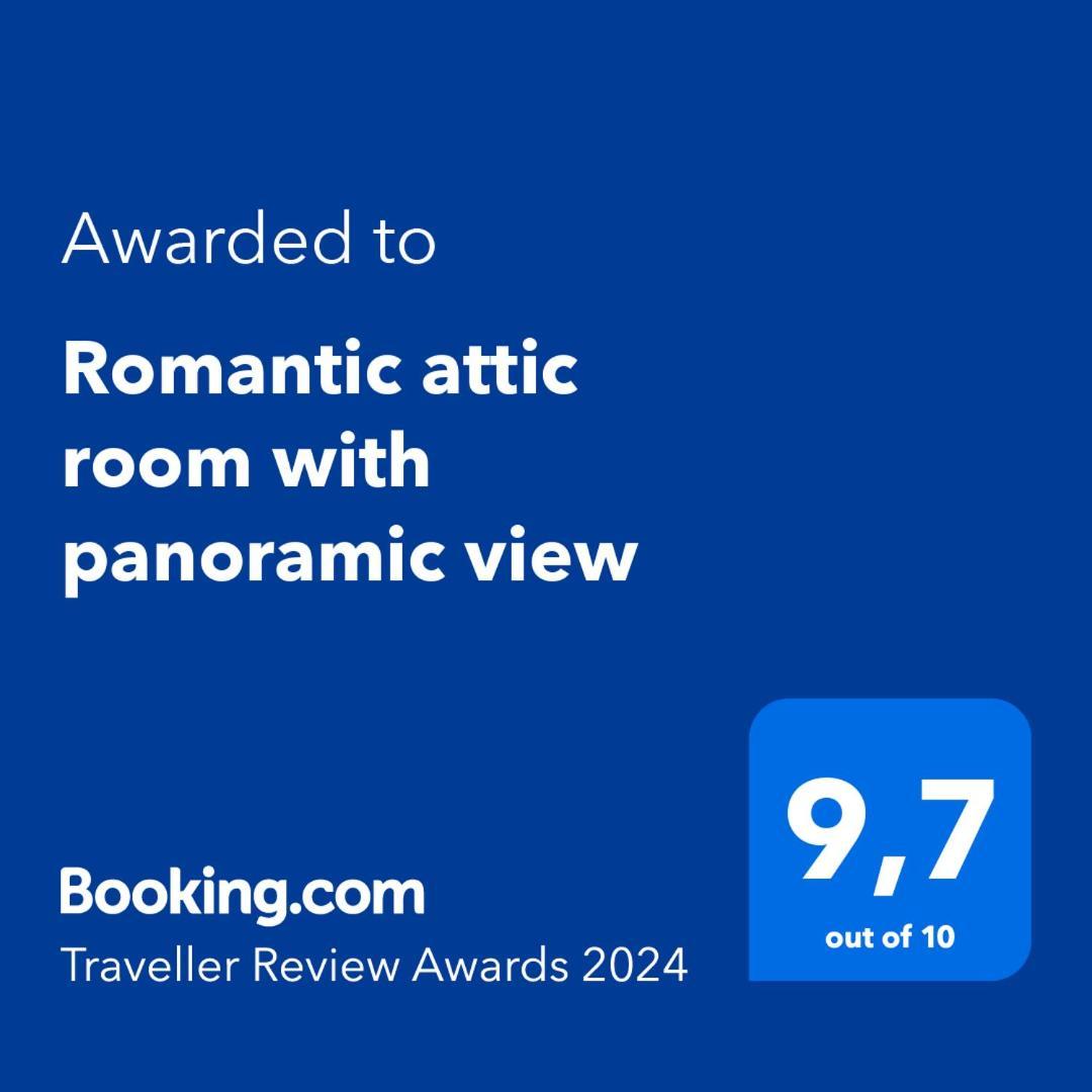 Romantic Attic Room With Panoramic View Bologna Kültér fotó